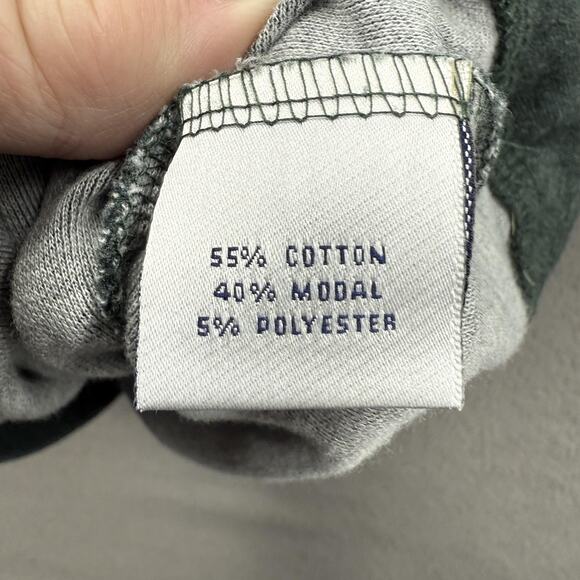 Peter Millar Sweater Mens Medium Green Quarter Zip Mock Neck Cotton Modal Golf - Picture 9 of 9